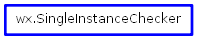 Inheritance diagram of SingleInstanceChecker